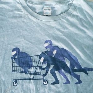 Threadless Guys Bobshopping Men's T-Shirt L